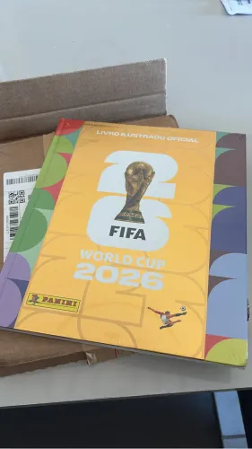 Álbum Copa do Mundo 2026 Dourado Capa Dura