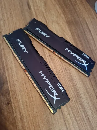 Memória DDR4 16gb (2x8gb) 2400MHz HyperX Fury