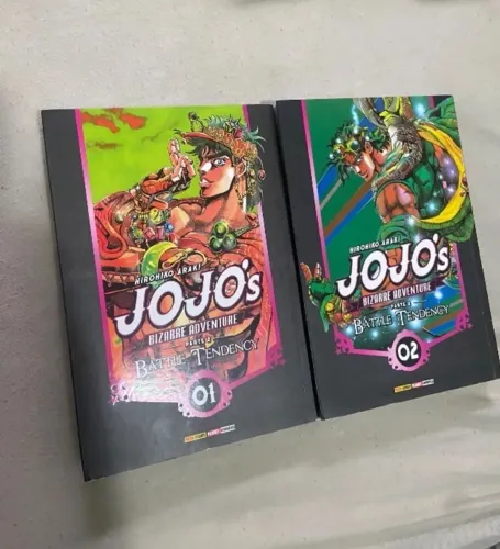 Mangas jojo battle tendency manga edições 1 e 2