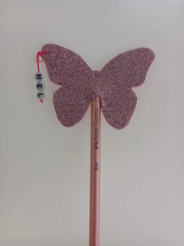 Lápis com ou sem pompom, personalize como desejar!