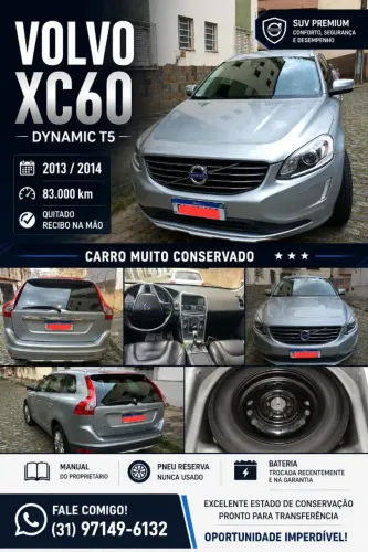 Volvo XC 60 2.0 T5 5P 2014