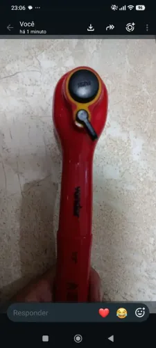 Kit ferramentas isoladas 18 Chaves de boca isolada e uma chave vonder de catraca 1000v