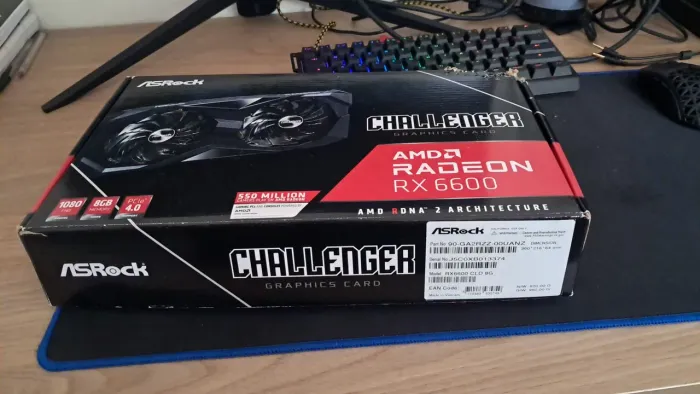Placa de Vídeo ASRock Radeon RX6600 8GB GDDR6 PCIe 4.0