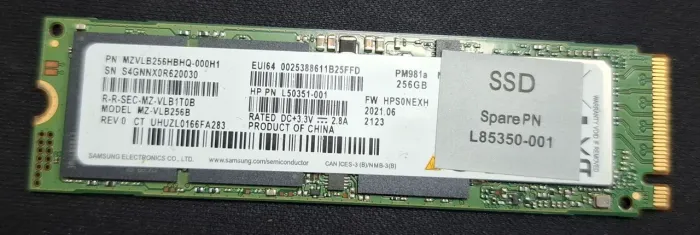 SSD M2 Samsung 256GB