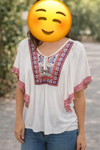 Bata Indiana bordada TAM M/G