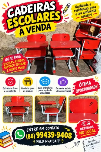 Cadeira Escolar/ reforço escolar 