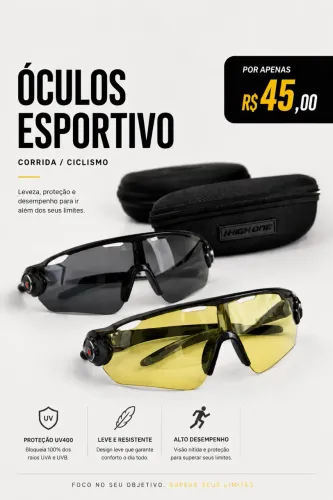 Óculos esportivo 