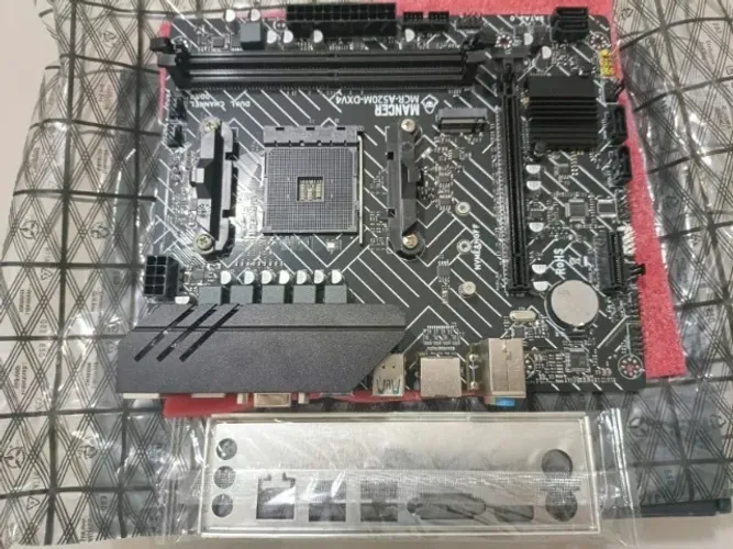Placa Mãe AM4 A520 ddr4 nvme para PC Ryzen 3 5 7