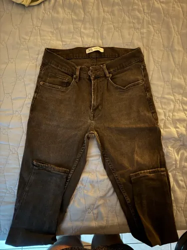 Calça Jeans Slim FIT Zara Chumbo/Preta