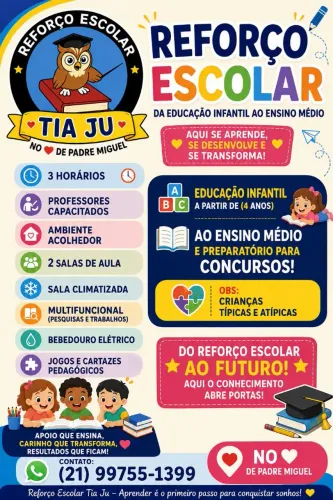 REFORÇO ESCOLAR!