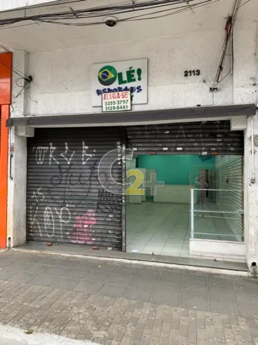 Loja comercial para locação em pinheiros com 100m2 1 banheiro 1 sala