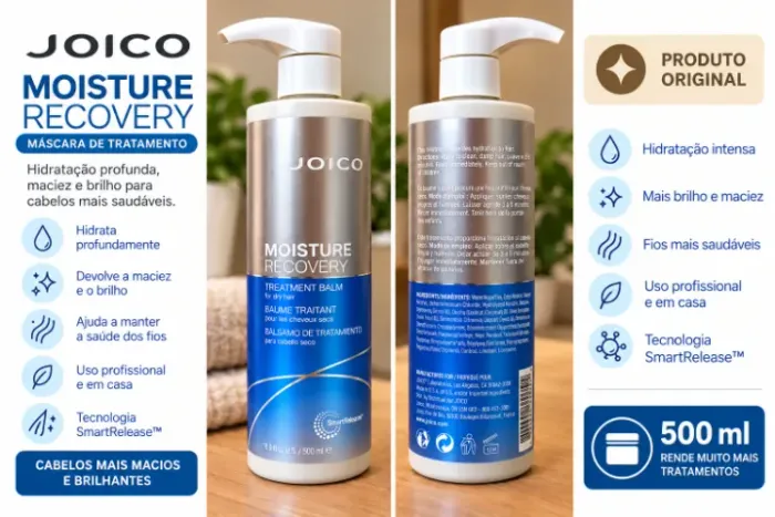 Joico Moisture Recovery Máscara Treatment Balm 500ml