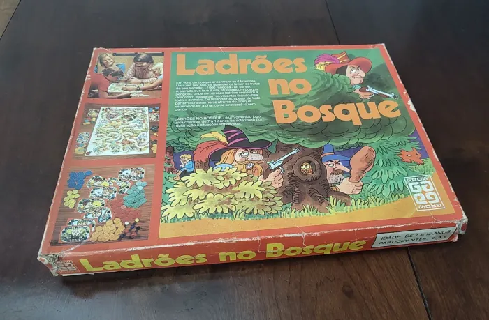 jogo Ladrões no Bosque Grow Raridade anos 70