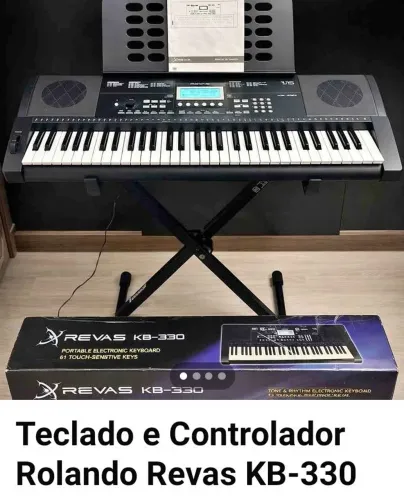 Vendo teclado Rolland Revas KB330