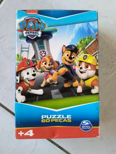Quebra cabeças infantil Patrulha canina - 60 peças (+4)