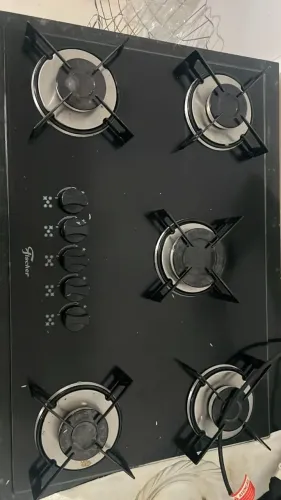 Fogão Cooktop com Armário e Forno 