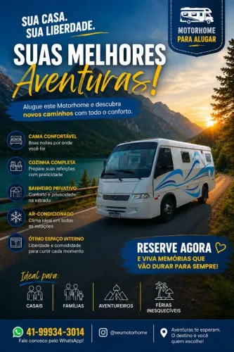 Motorhome Volare A6 vendo alugo