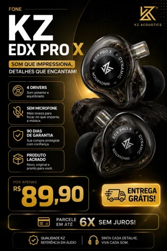 Fone Kz Edx Pro X Entrega Grátis