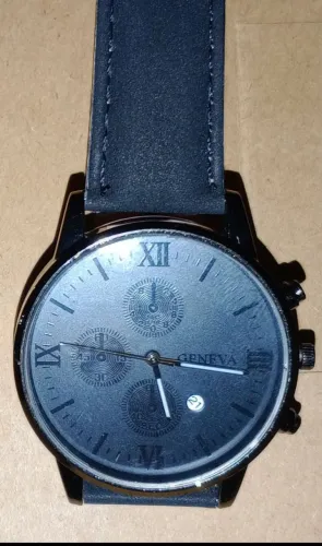 Relógio Geneva Preto Feminino