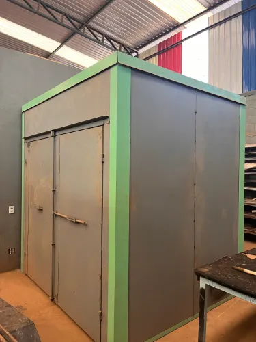 Estufa de pintura eletrostática 