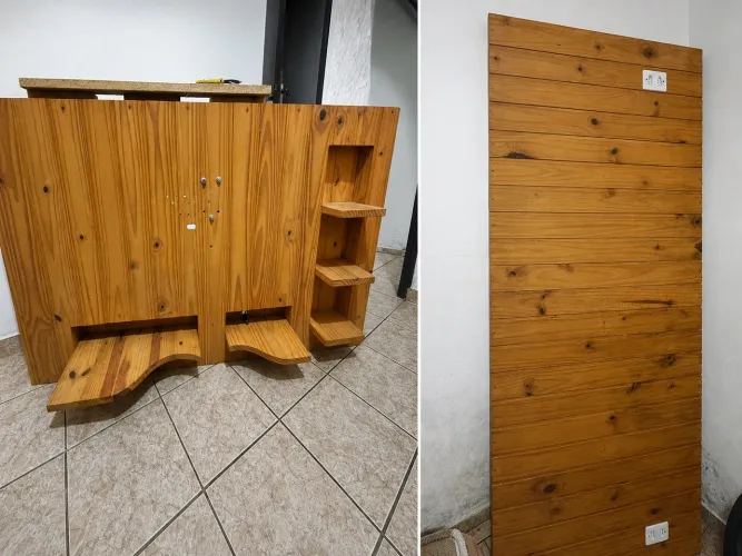 ? RACK DE TV + CABECEIRA | R$ 200 ?