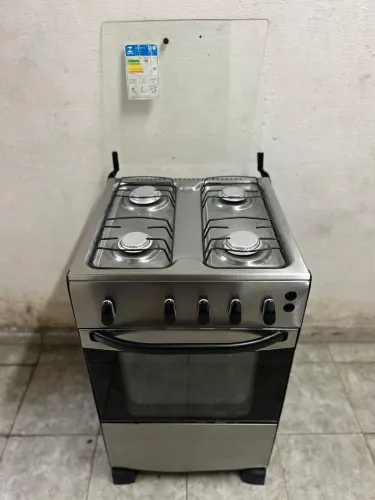 Fogão 4 Bocas Esmaltec Frente INOX