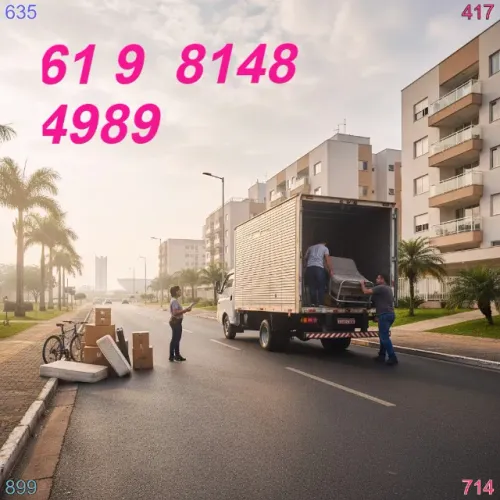 Frete em Jardim Botânico e Taguatinga com caminhão baú disponível agora!