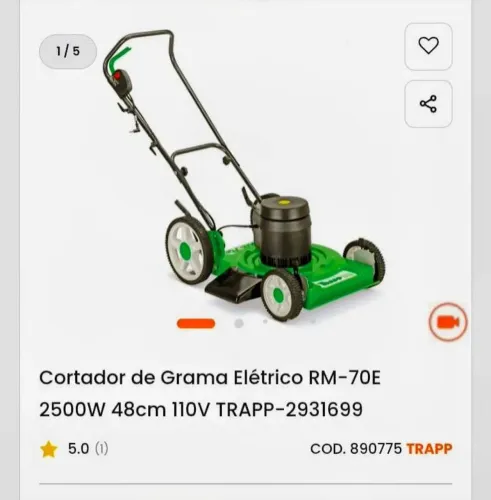 Cortador de Grama Elétrico