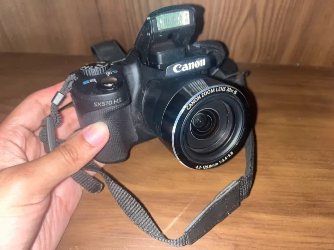 canon powershot sx sx510 hs compacta cor preto