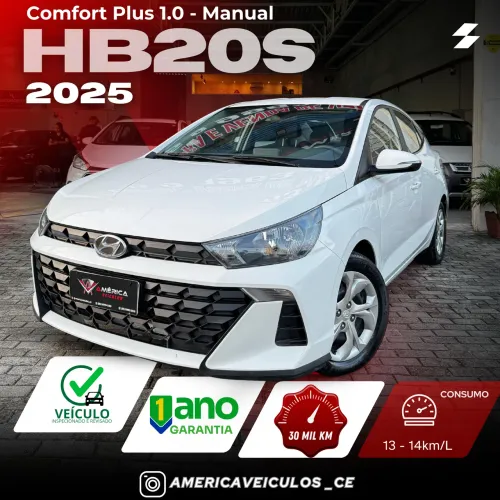Hyundai HB20S Comfort Plus 1.0 Flex 12V Mec. 2025