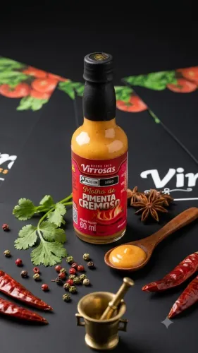 O Molho de Pimenta Cremoso Virrosas 60ml