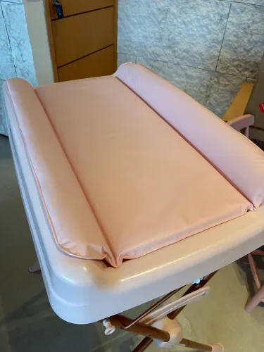 Banheira Millenia Burigotto Redutor Recém Nascido Mon Amour Cor Rosa Liso