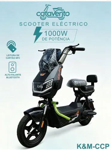 Moto Elétrica/ Scooter 1000w Bateria Lítio 2026 (Até 12x sem juros)