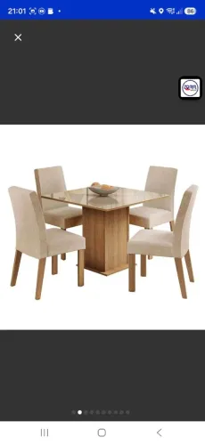 Mesa de 4 cadeiras