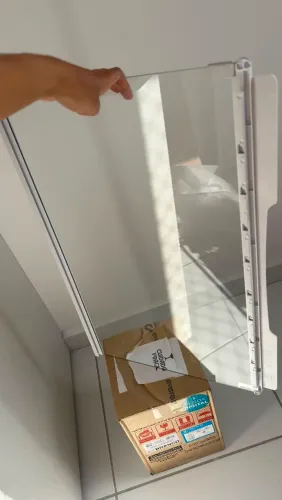 Prateleira de Vidro Geladeira Electrolux Original (Código A19149907) - Nova