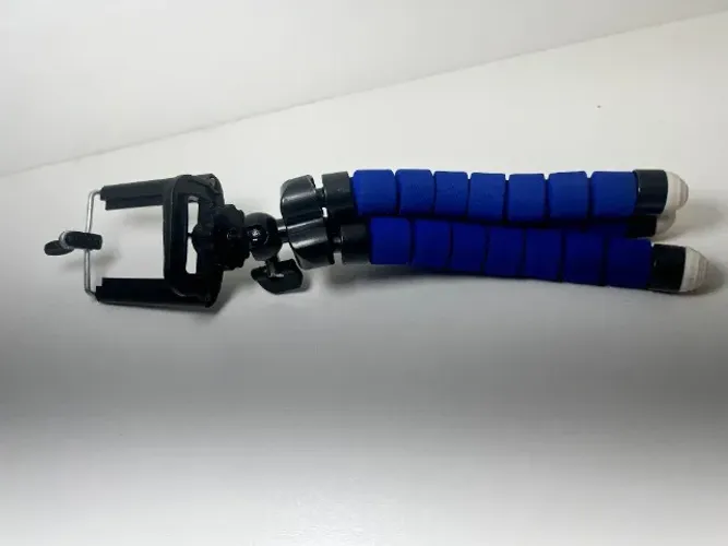 Mini tripé flexível para celular com suporte ajustável