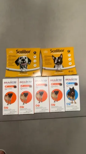 Vendo coleira scalibor e bravector