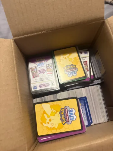 Lote de cartas código tcg live