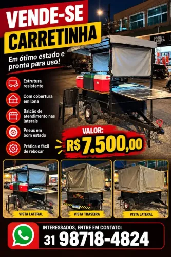 Carretinha para lanches