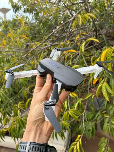 Drone com Câmera Dupla HD Controle Remoto Dobrável LED - Produto Novo