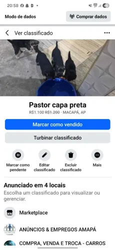 Pastor capa preta disponível