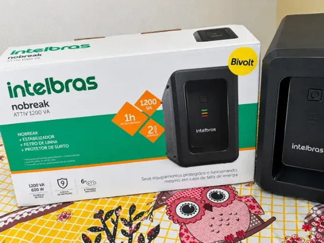 Nobreak Intelbras 1200va 600w (LEIA A DESCRIÇÃO)