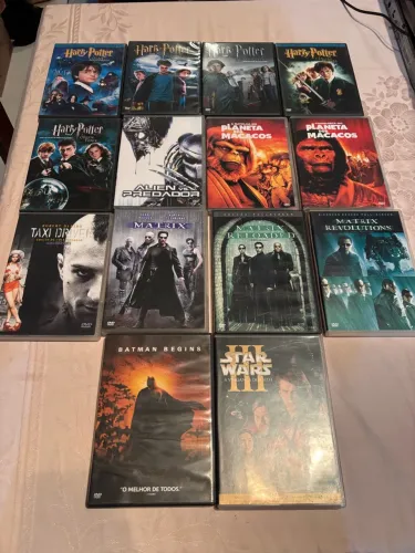 Coleçao de filmes DVDs