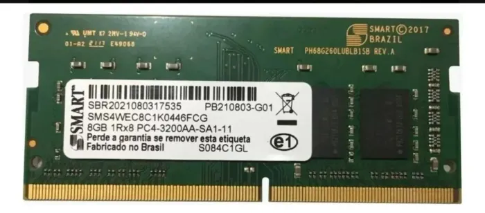 Oportunidade.Memórias Desktop/Notebook DDR4, DDR3, DDR2. Garantia3meses. Loja Asa Norte. 