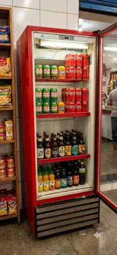 Expositora de bebidas Metalfrio 127v Entrego 