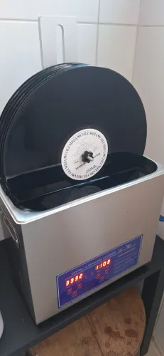Lavagem de Vinil, Lps, discos em maquina ultrassônica 