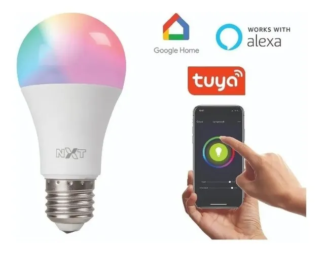 Smart Led 10w Wifi Bivolt (Branca E Colorida)