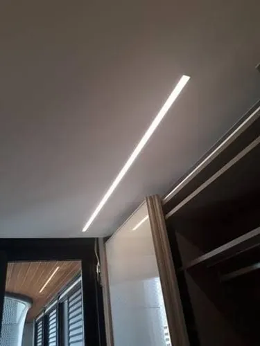 Perfil Embutir LED 2m 20w/m Completo