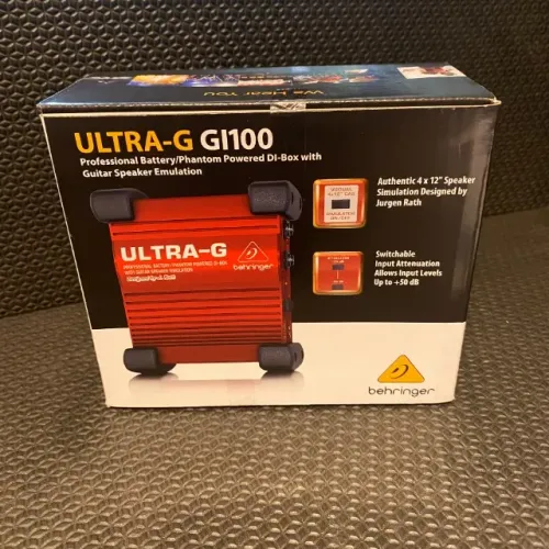 Direct Box Behringer Ultra-G Gi100 Ativo Guitarra - NOVO!