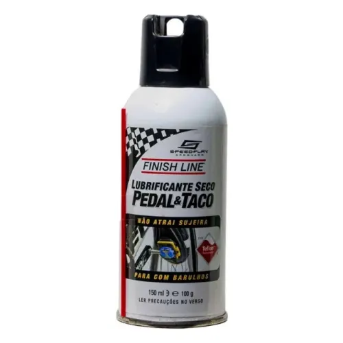 Lubrificante Finish Line Seco Pedal e Taco 150ml Aerosol para MTB e Speed 7215